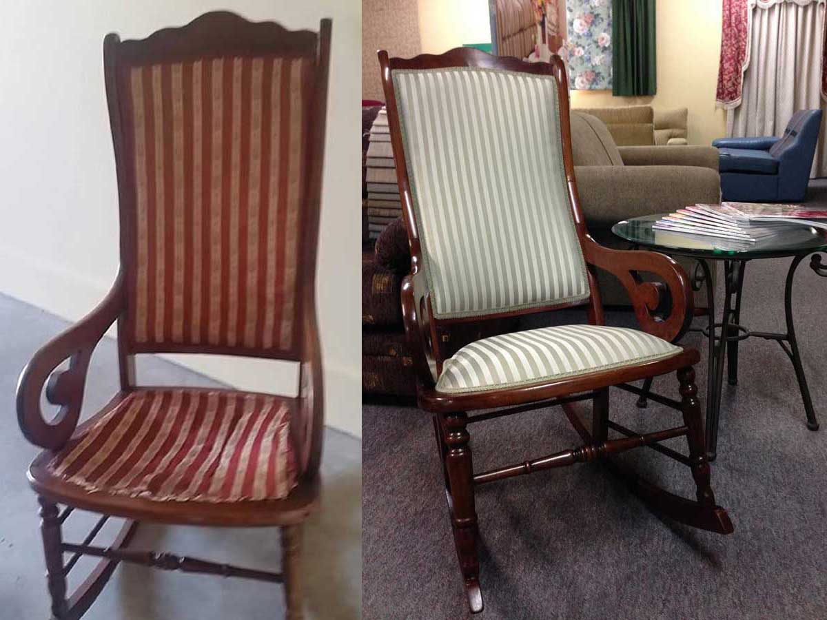 Project 006 - Heirloom Rocking Chair - Domestic Furniture Restoration & Reupholstery