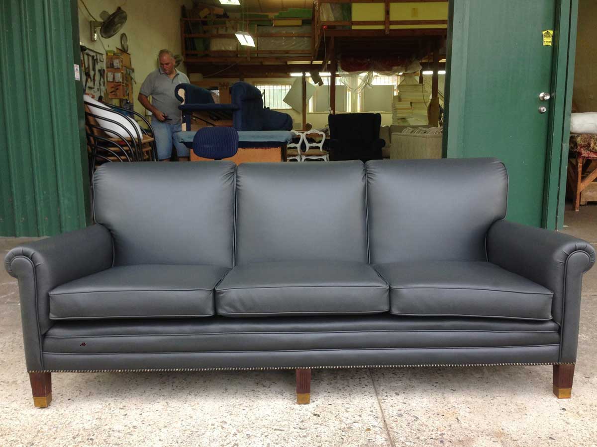 Project 008 - 3 Seater Lounge - Domestic Furniture Restoration & Reupholstery