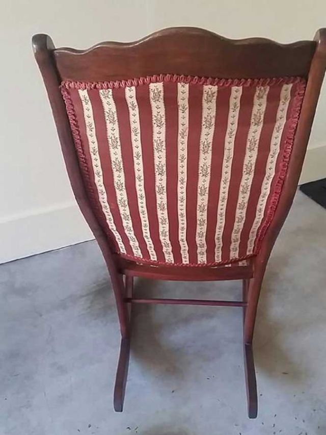 Old Rocking Chair - furniture restoration, reupholstery - Windsor, Hawkesbury, Western Sydney