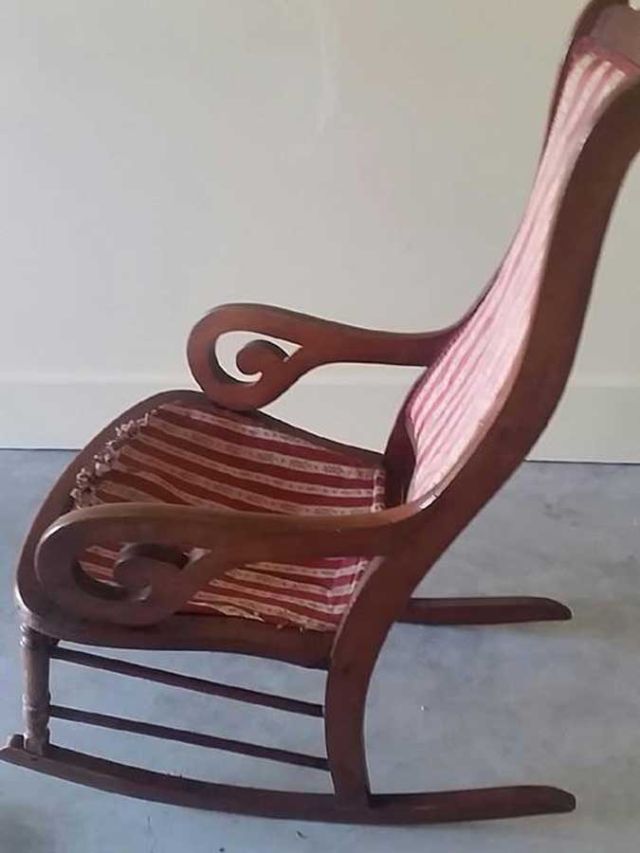 Old Rocking Chair - furniture restoration, reupholstery - Windsor, Hawkesbury, Western Sydney