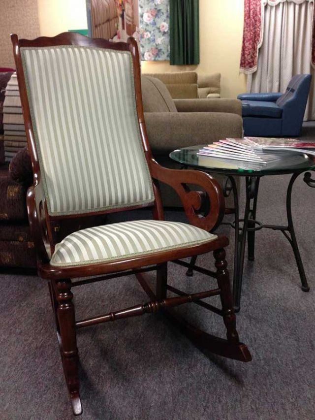 Old Rocking Chair - furniture restoration, reupholstery - Windsor, Hawkesbury, Western Sydney